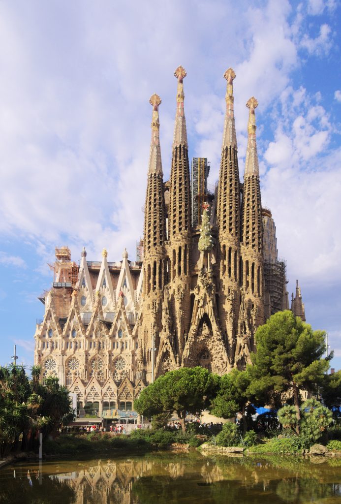 Famous buildings Barcelona 